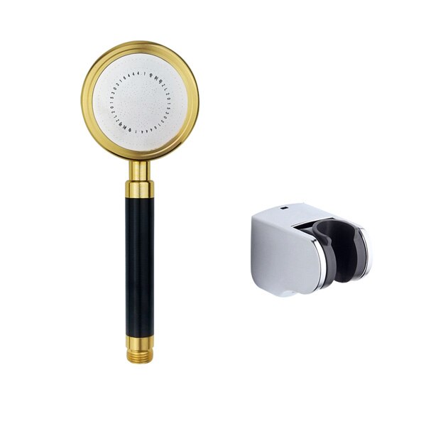 Supercharged Shower Head, Single Head Rain Shower, Insulated Hand-held Household Bath Space Aluminum Flower Wine, Can Enjoy Spa: Two piece set