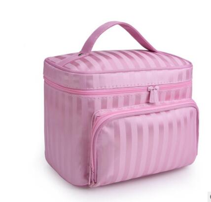 Bolsa de cosméticos para mujer UOSC, neceser de viaje, neceser resistente al agua, Bolsa de aseo multifunción: Pink2