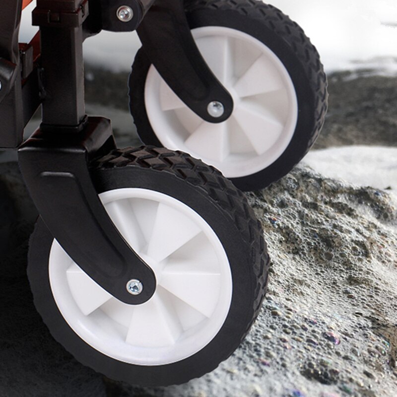 ALWAYSME 5 Inches Width 1.5Inches Solid Wheels With Fork For Utility Wagon Carts, Hand Trucks, Lawnmowers