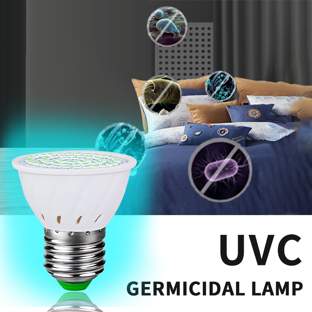 E27 Uv Desinfection Lamp Draagbare Uv Lamp E14 Led Sterilisator Lamp MR16 Led Uvc Kiemdodende Lamp GU10 Ultraviolet Licht Dropshippi