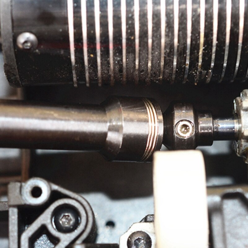 1 pçs endurecer aço mais grosso centro eixo de acionamento traseiro 1/7 1:7 para traxxas ilimitado desert racer udr