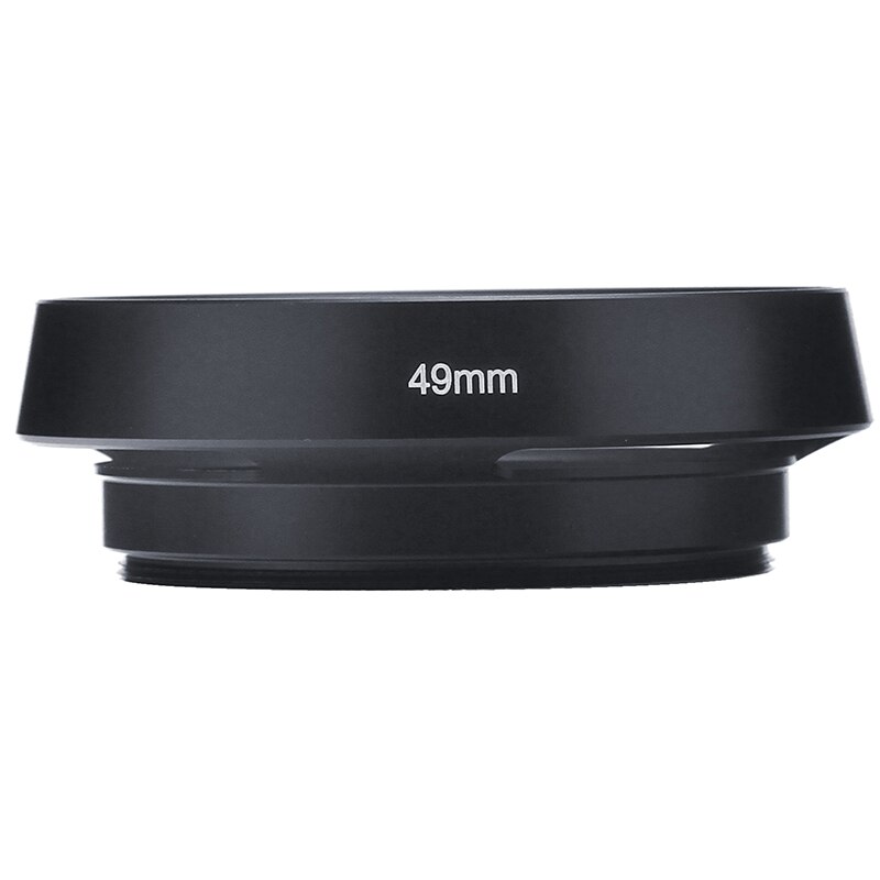 Camera lens hood para sony RX1 RX1R RX1RII II lente de 49mm