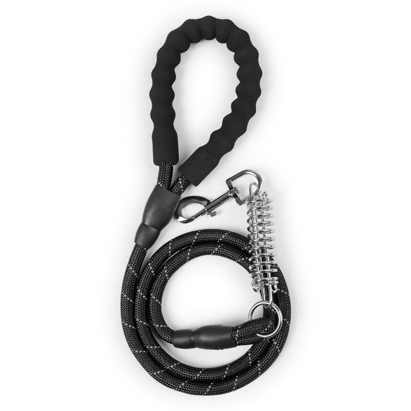 EVA Reflective Rope Spring Pet Leashes Clothes Supporting Extended Dog Leash Cushioning Elastic Dog Rope