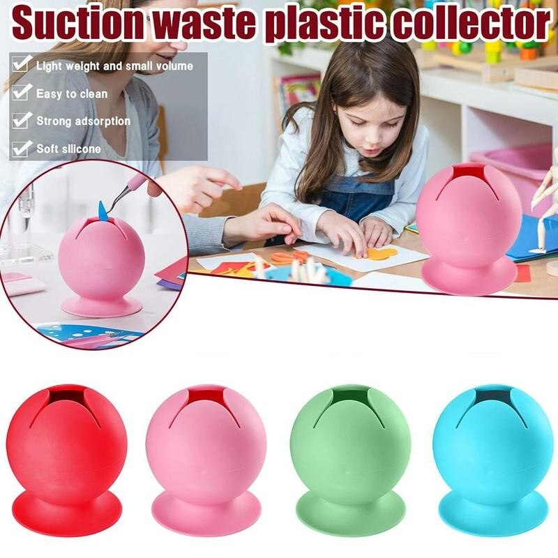 Vinyl Weeding Scrap Waste Collector Suction Cup Weeding Tool Household School Craft Collector DIY Handcraft Storage Accessires
