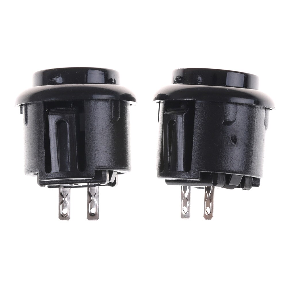 2Pcs Amusement Cabinet Games Machine's Accessory 24mm Arcade Push Buttons Round Push Button/arcade with switch