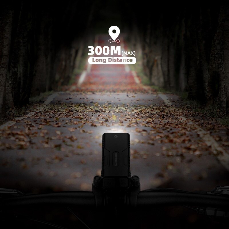 ROCKBROS-Luz LED 2T6 para bicicleta, linterna frontal de 10W y 10000 mAh, equipo de ciclismo de montaña, superbrillante