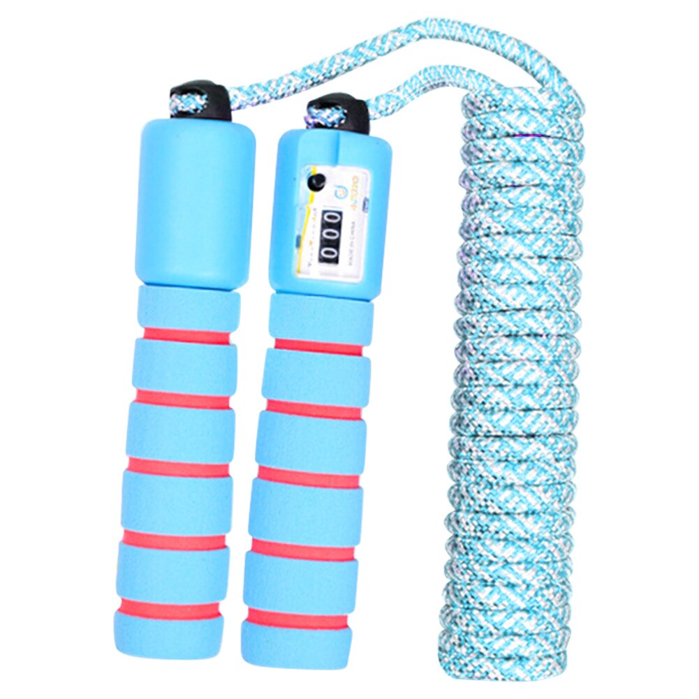 2.6m Adjustable Jump Rope with Counter Sports Fitness Counting Skipping Rope Trainers Core Slid Fitness Gliding