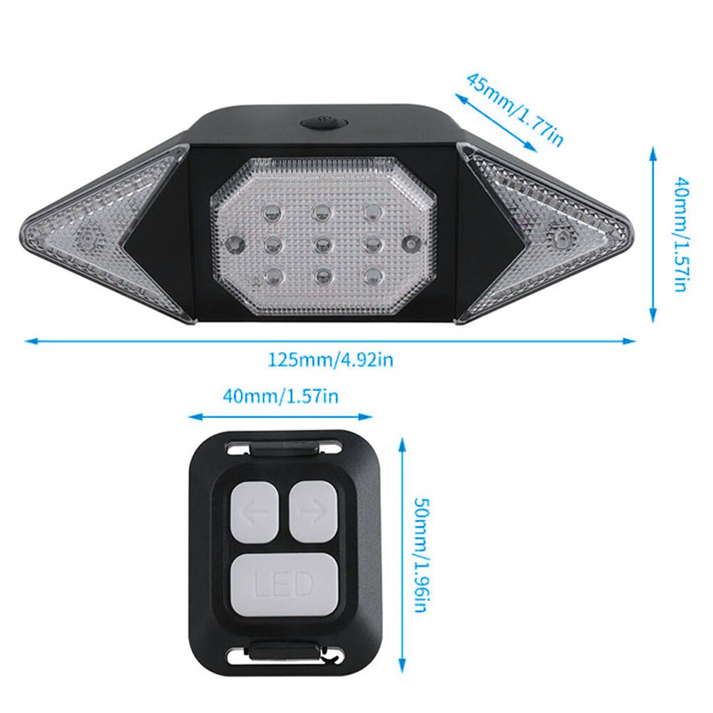 Usb Oplaadbare Knipperlichten Fietsen Achterlicht Fiets Licht Afstandsbediening Fiets Accessoires Vervangende Onderdelen