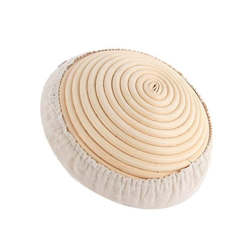 Brot Gärkörbchen Rund Aus Rattan - Natürliche Brotform 29 Cm Für Luftiges Brot