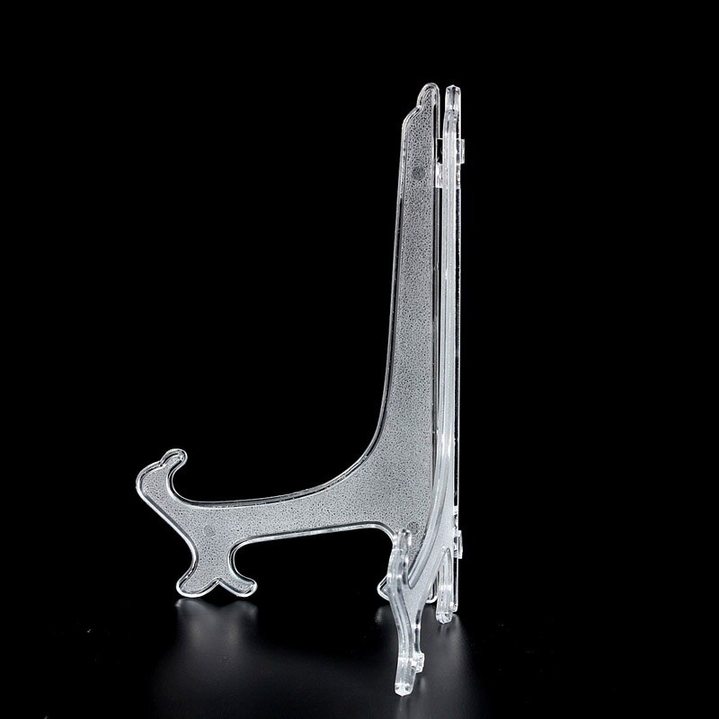 2Pcs/Set Transparent Photo Frame Holder Plastic Picture Support Frame Rack Support for Frame 3/4/5inch