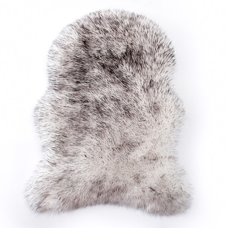 Zachte Bont Kunstmatige Schapenvacht Tapijten Stoel Cover Kussen Slaapkamer Woonkamer Bont Tapijt Vlakte Pluizige Seat Pad Wasbare Faux Mat