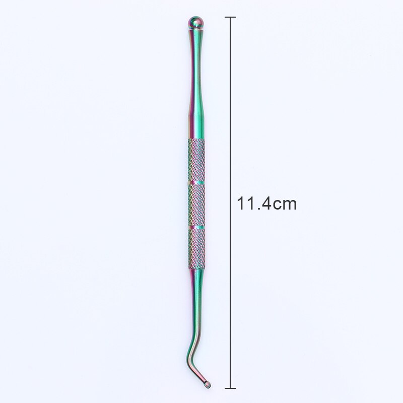 Nail Cuticle Pusher Tweezer Cutter Nipper Clipper Dead Skin Remover Predicure Nail Art Tool Dual-ended Anti-slip Handle: Pattern 11