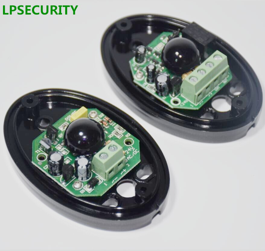 LPSECURITY IP55 10m automated gate safe Infrared sensor/swing /sliding/garage gate and door safety infrared photocells
