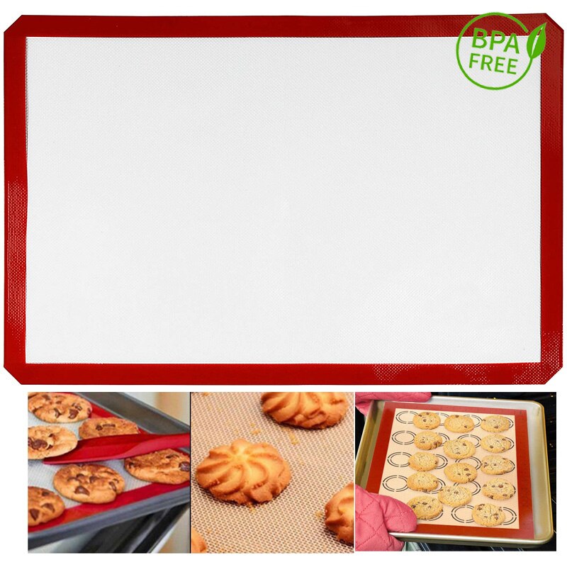 Macaron Non-Stick Silicone Baking Mat Cookie Pad Rolling Dough Mat Baking Gadget Cake Bakeware Pastry Tools for Kitchen Mat