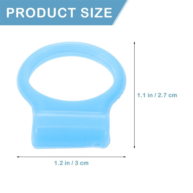 18 Pcs Kids Chopsticks Learning Ring Silicone Training Chopstick Helper Rings Practice Chopsticks Accessories Plastic Ring Cover