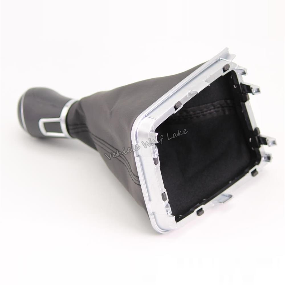 Pour VW Golf 7 A7 MK7 GTI GTD Voiture 5 Vitesses Levier De Vitesse Niveau Pommeau de levier de vitesses EN CUIR PU Couverture