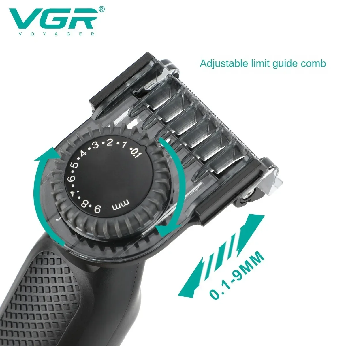 VGR Razor Professioneller Elektrorasierer Tragbare Rasiermaschine Wasserdichter Bartschneider Friseur Rasiermaschine für Männer V-360