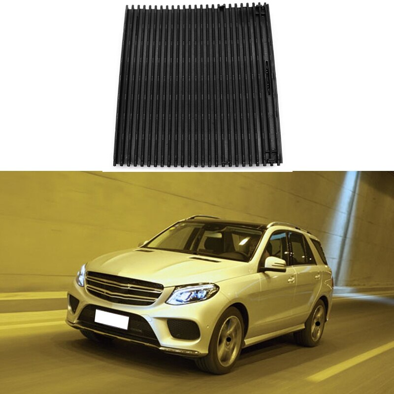 Car Center Console Shutters Cup Holder Slide Roller Blind Cover For Mercedes Benz Ml/Gl/Gle/Gls Class W166 W292