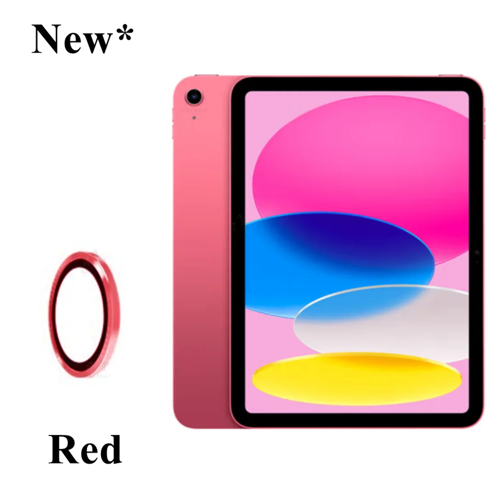 1 Stück Kameraobjektivschutz für Ipad 11. 10 / Luft 5 / Luft 4 10.9 Mini 6 8.3 11 Zoll 2025 Rückfahrkamera-Rahmenschutzhülle: verrotten / bündeln4