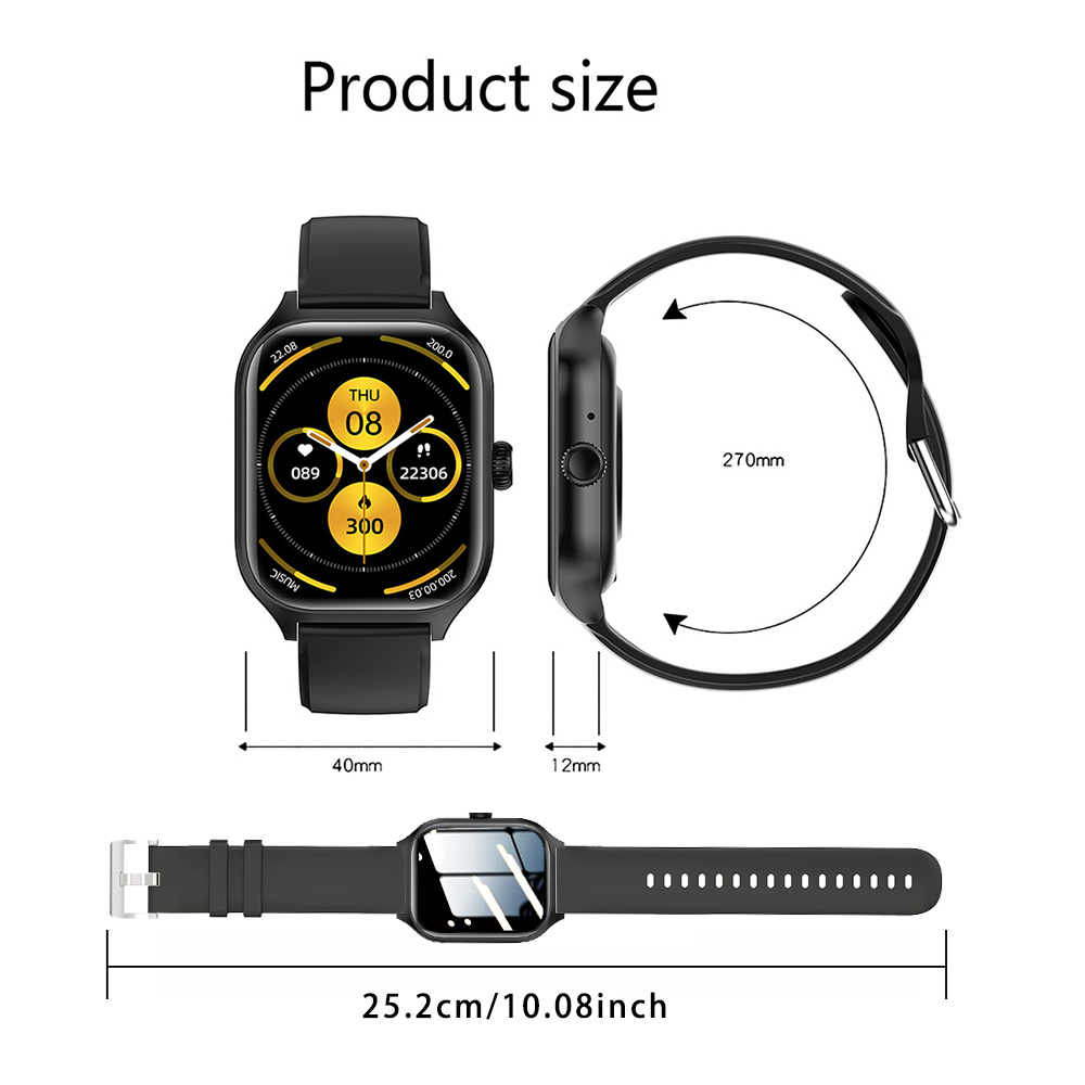 Nowe luksusowe smartwatchi mężczyźni pełny ekran połączenie Bluetooth prezent walentynkowy budzik niestandardowe zdjęcie zegarek śledzący zdrowie kobiety 2025