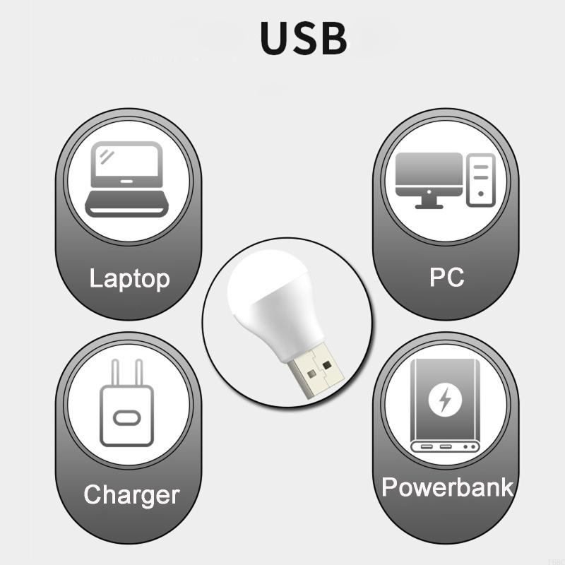 F68c USB LED Night Light Eye per protezione Lettura Light Computer Mobile Power Charg