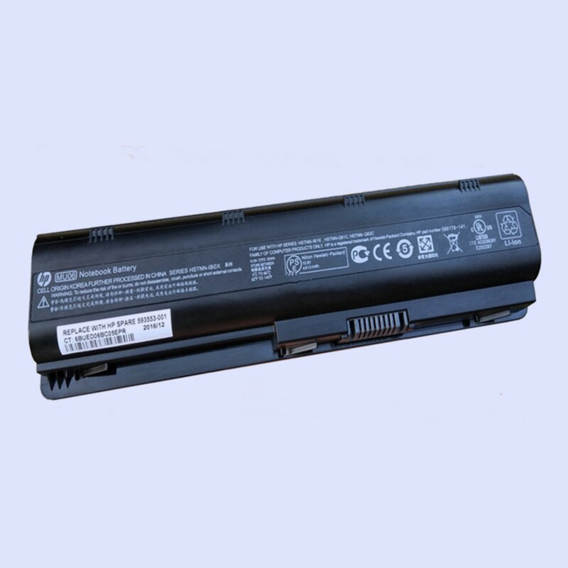 Original Laptop replacement Li-ion Battery MU06 for HP Pavilion G4 G6 G7 CQ42 CQ32 G42 CQ43 CQ62 G32 DV6 DM4 G72 47/55wh