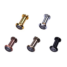 visionneuse de porte 220 degrés 16mm réglable alliage inviolable maison sécurité caméra maison optique verre Anti-vol vidéo oeil magique porte