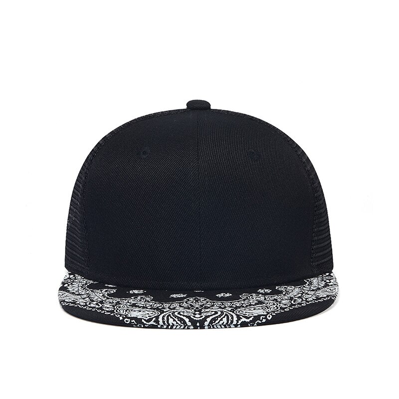 2022 Zomer Mesh Trucker Hoeden Mannen Zwarte Platte Rand Baseball Cap Vrouwen Outdoor Sport Hip Hop Snapback Zonnebrandcrème Hoeden unisex