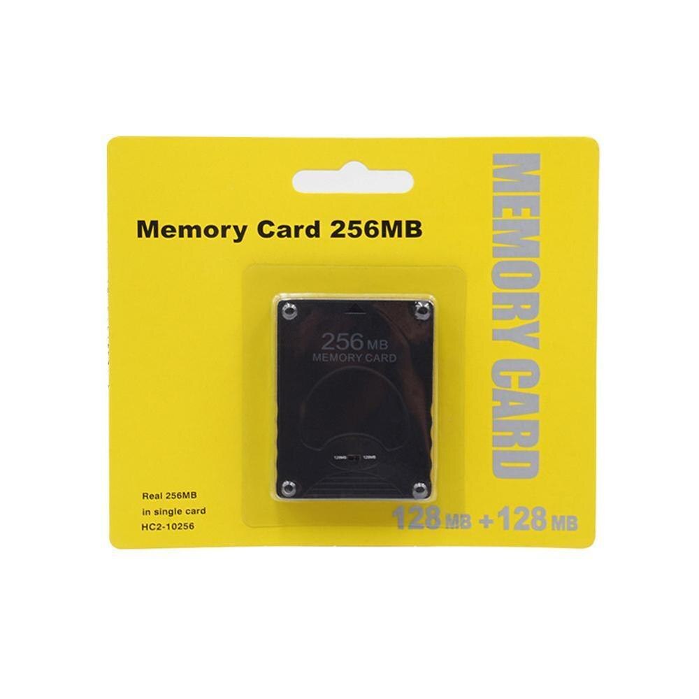 256MB PS2 Playstation 2 Memory Card 256MB For Sony 128MB Games 128MB + PS2 K3J0: Default Title