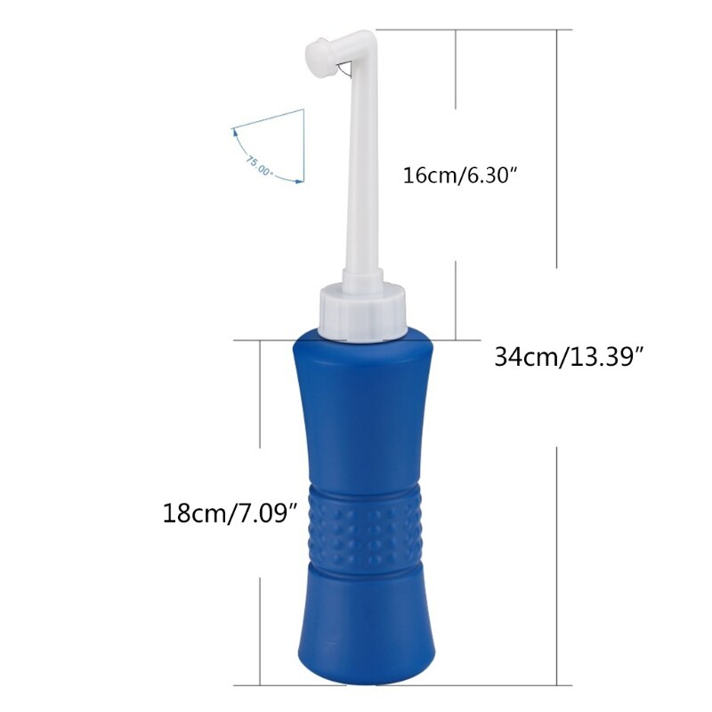 Limpiador tipo Bidet portátil para exteriores, prensa manual, paquetes de botellas, lavado corporal X6HD