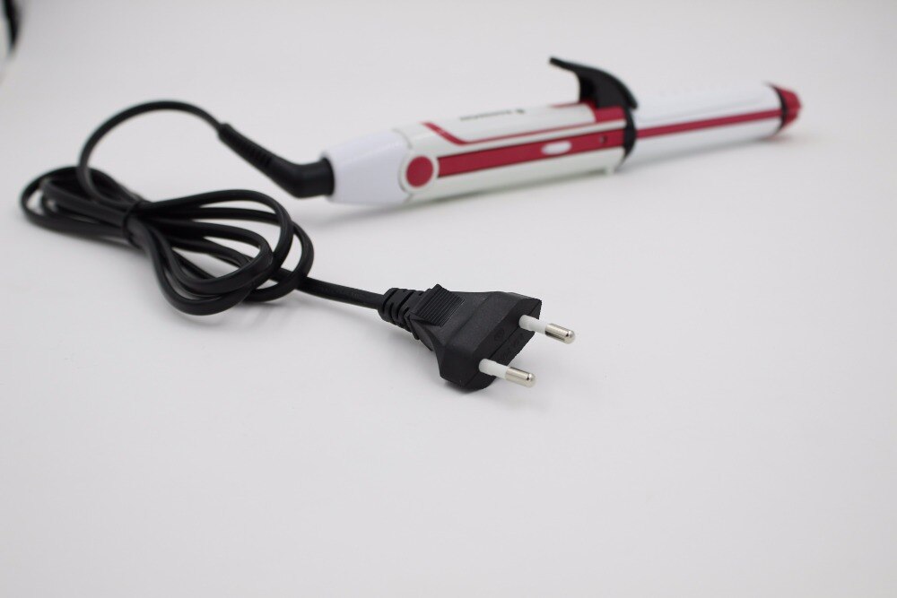 Bigoudi électrique pour lisser les cheveux, glaçage céramique, contreplaqué électrique, volume et trois bâtonnets pour cheveux