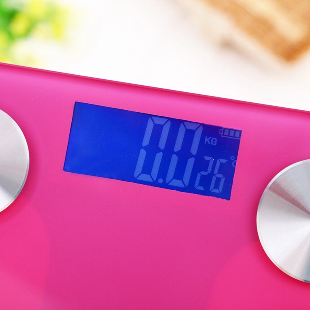 Body Fat Scale Smart Digital Bathroom Wireless Weight Scale Body Composition Analyzer without Battery (Black)