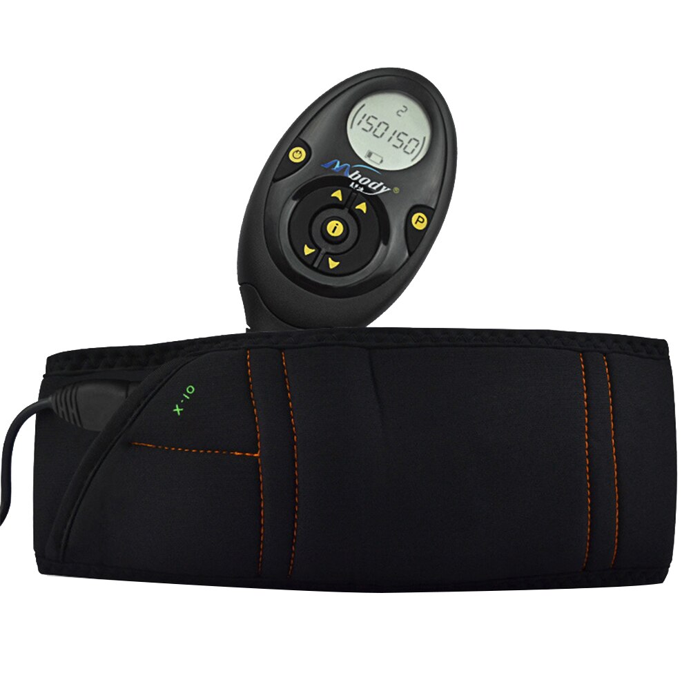 Taille wickeln Abnehmbare Abnehmen Gürtel Schwarz 220W Bauch Massagegerät USB Ladung Einstellbare Modi Ergonomische Elektrische Vibration 3,7 V
