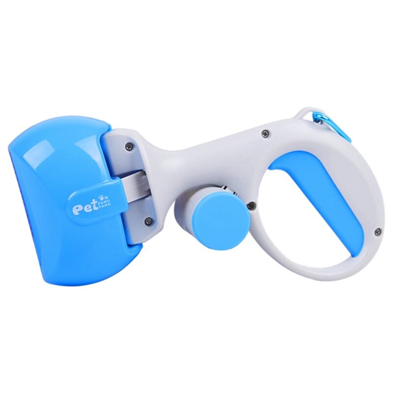 Sac de déchets pour animaux domestiques, poubelle pour chiens et chats, distributeur de sac à ordures sacs de merde, poubelle, fournitures pour animaux de compagnie: Bleu