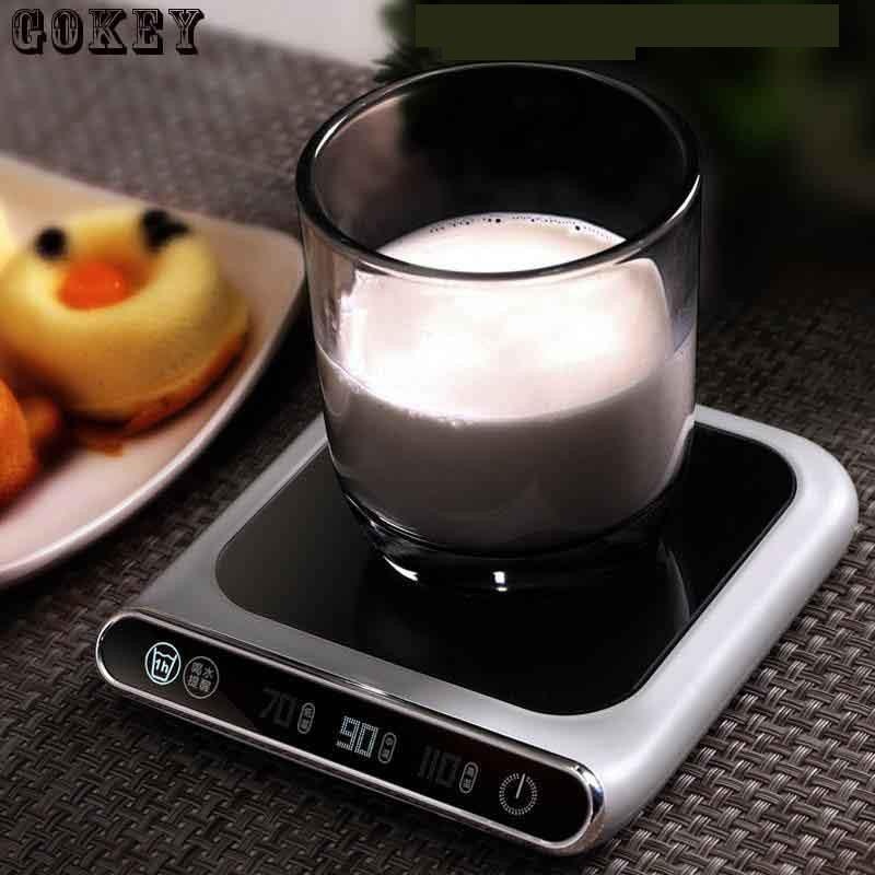 Mini kopvarmer usb kaffe varmelegeme bil te maker lille bærbar kop varmelegeme vand mælk varmere pad elektrisk plade krus varmelegeme