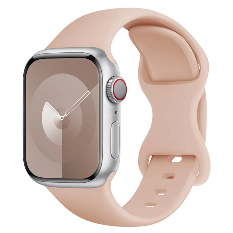 Silicone Strap For Apple Watch Band 45mm 44mm 40mm 41mm 42mm 38mm 49mm 46mm bracelet iwatch series 10 9 8 7 se 3 5 6 Ultra band: Black Green / 12mm