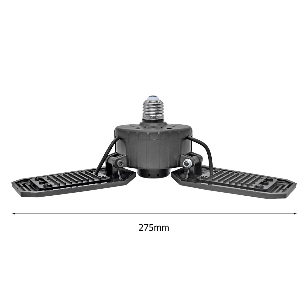 LED Garage Lights Foldable E27 Bulb E27 Deformable LED Ceiling Light Home Warehouse Workshop Garage Folding Lamp: 144led