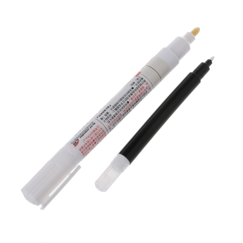 1 Set Van Wit-Kleur Permanente Band Marker Pen Voor Autoband En Moto Tyre T3EB