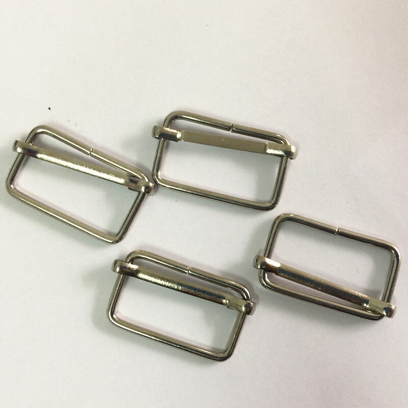 20pcs Bag Strap Fitting Buckle Adjust Slider Loop Bag Making 25mm Sewing Craft,belts bags and shoes fasteners