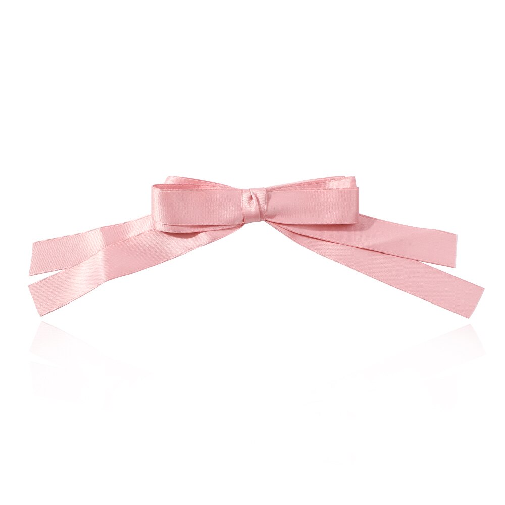 17 Colors Big Bow Clip Soft Stain Bowknot Barrettes Hairpins for Women Dot Flower Pattern Bow Ties Ponytail Hair Accessories: 17