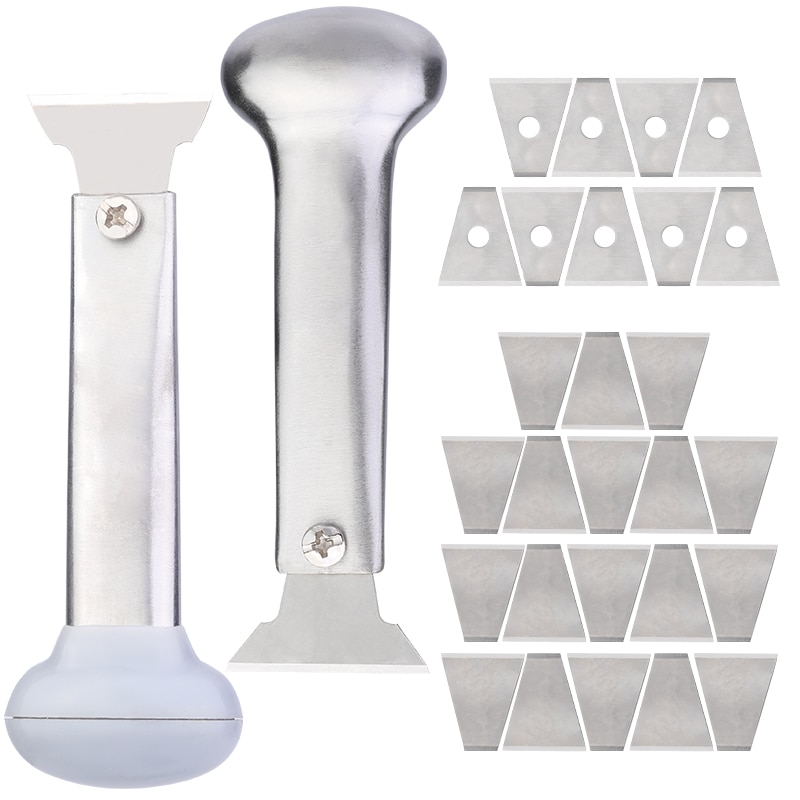 RORGETO Manual Leather Shoe Push Knife Stainless Steel Cutting Knife with Blade DIY Hand Stitched Craft Carving Accessories Tool