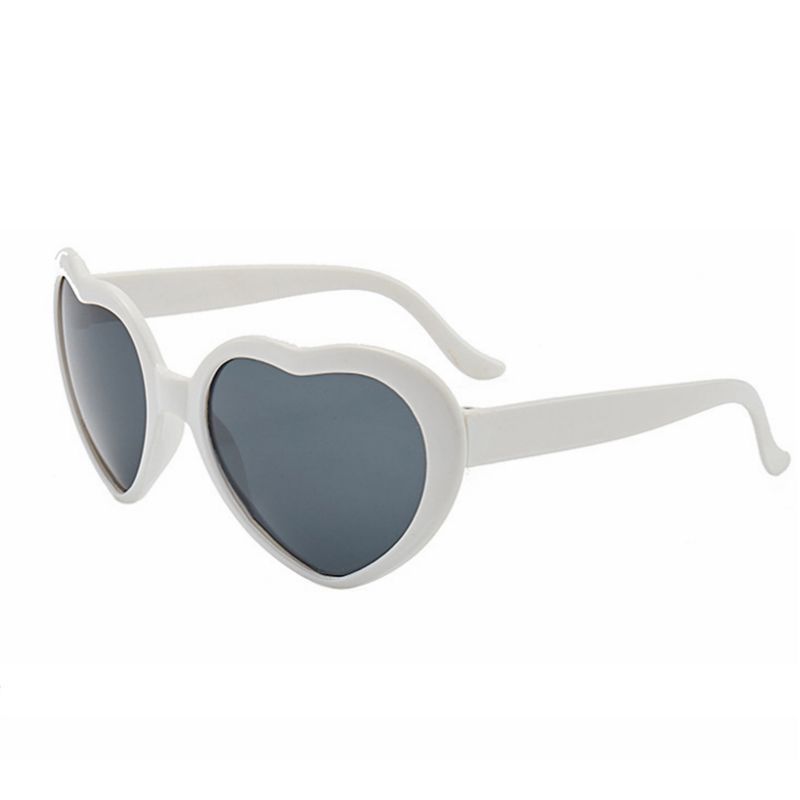 3D Heart Shape Frame Diffraction Glasses Special Frieworks Rave Glasses For Parties&amp;Festivals 3D Heart Effect EDM Rainbow Style