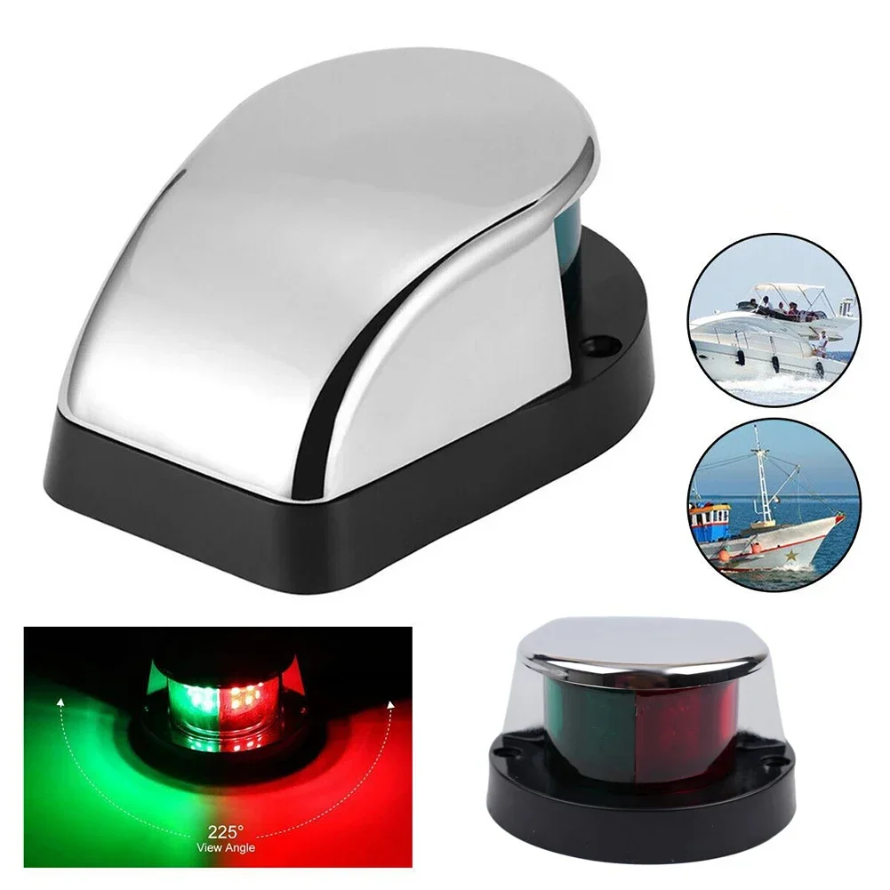 12V Boat Light LED Marine Yacht Navigation Lights Red Green Ship Running Lamps LED Dual Color Ship Yacht Light Signal Light
