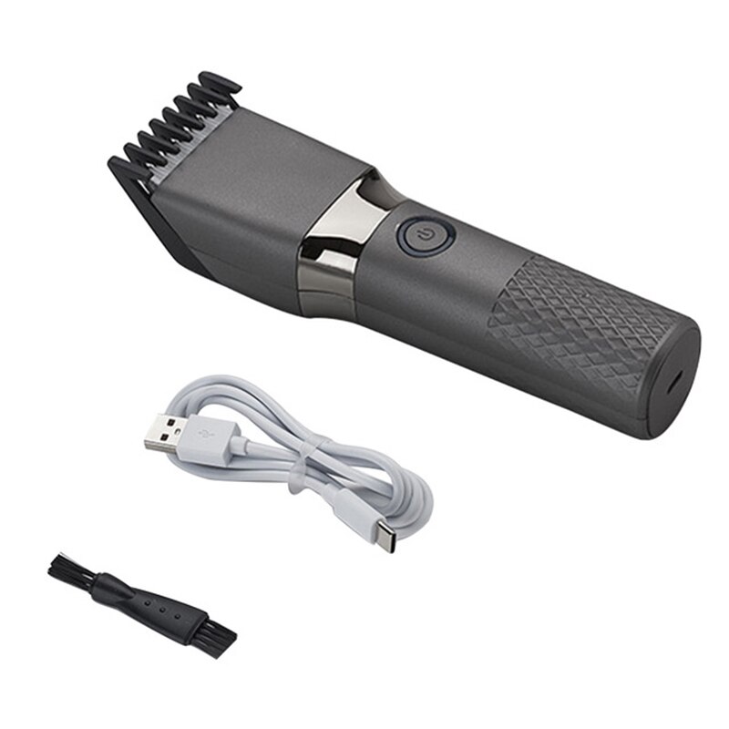 Adjustable 3-21mm Hair Trimmer For Men Hair Clipper Strong Power Hair Cutting Machine Low Noise Hair Clippers Men: Black