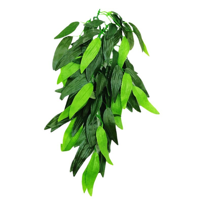 Plantes de décoration de Terrarium pour reptiles, plantes avec ventouse pour animaux de compagnie amphibiens, lézard, serpent, escalade, décor d&#39;aquarium: A4