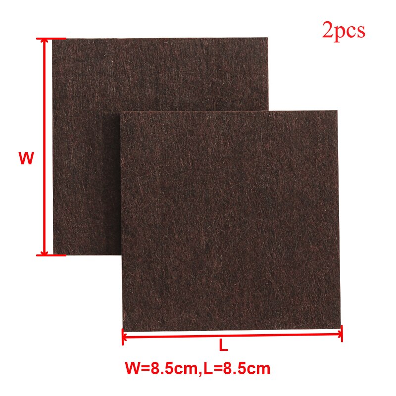Multifunksjon selvklebende filt bord stolmatter gulvbeskyttere møbler sofa bord stol føtter gulv sklisikker matte klebrig pute: 6