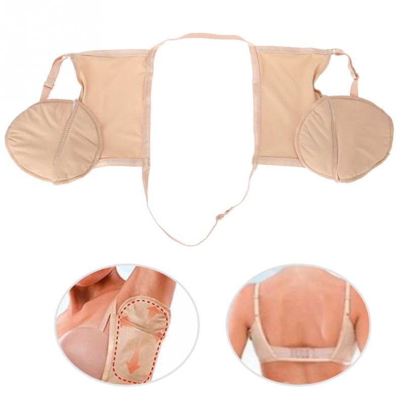 Soutien-gorge de protection contre la transpiration des aisselles en coton réutilisable