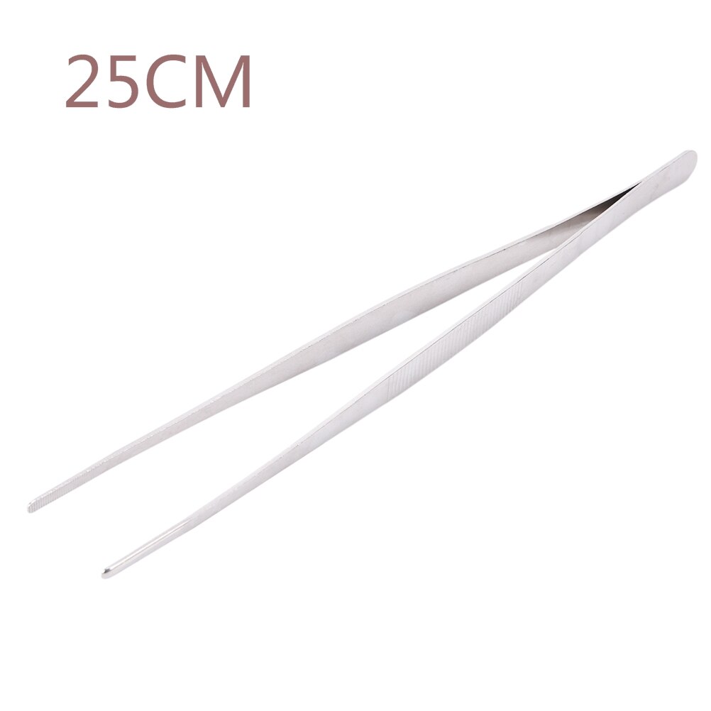Pinzas para barbacoa de acero inoxidable, utensilios de cocina para Buffet, pinzas para asado, 1 unidad