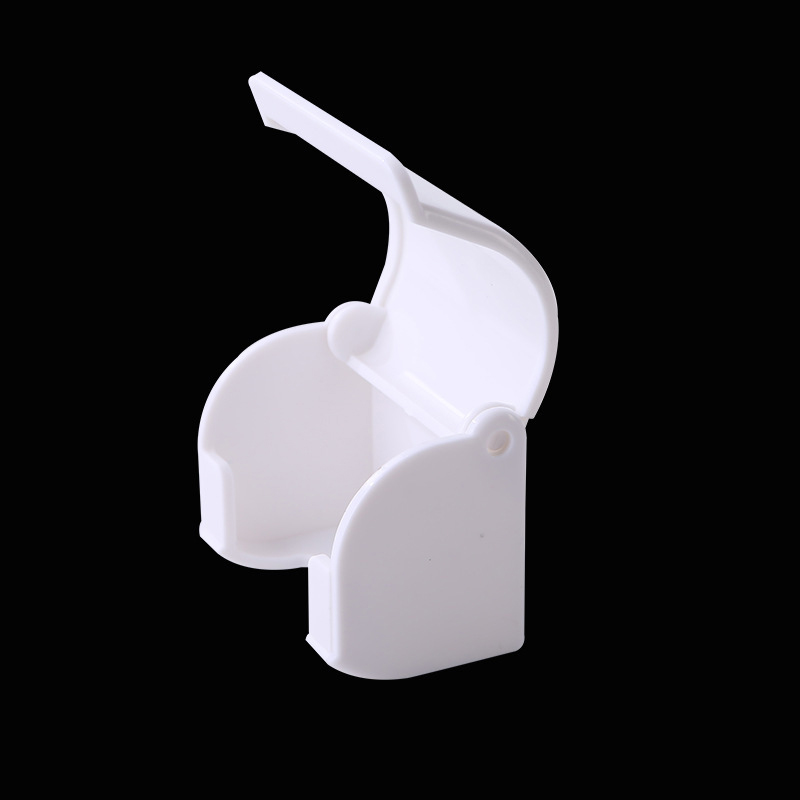 Mannen Scheermeshanger Scheerapparaat Houder Opslag Badkamer Accessoires Plastic Wit Gratis Punch HookWall Zuignap Borstel Mes Houder: Default Title
