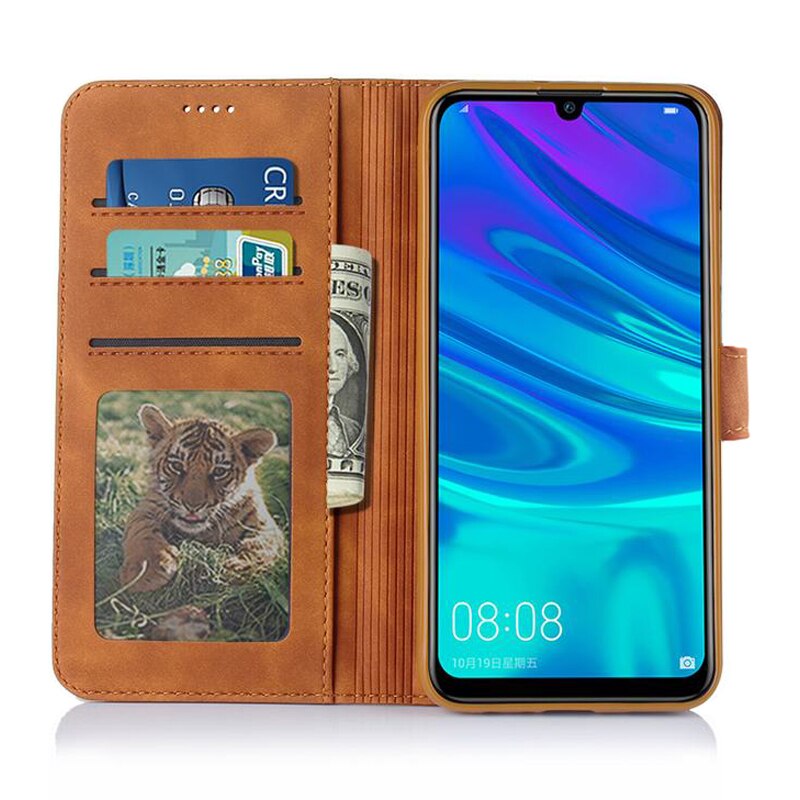 Para Huawei Honor 10 20 Lite 10i 20i funda de lujo magnética Flip soporte Cartera de cuero bolsas de teléfono para Huawei P Smart Plus